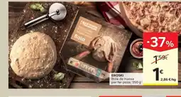 Caprabo EROSKI Bola de massa per fer pizza oferta