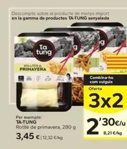 Caprabo TA-TUNG Rotlle de primavera oferta