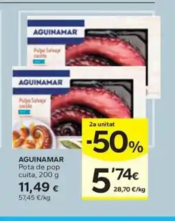 Caprabo AGUINAMAR Pota de pop cuita oferta