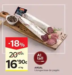 Caprabo ARGAL Llonganissa de pagès oferta