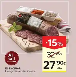 Caprabo EL ENCINAR Llonganissa cular ibèrica oferta