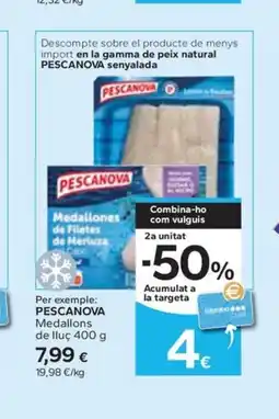 Caprabo PESCANOVA Medallons de lluç oferta