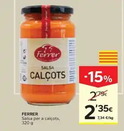 Caprabo FERRER Salsa per a calçots oferta