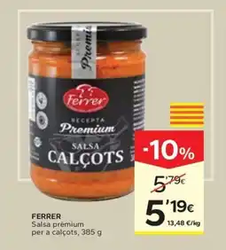 Caprabo FERRER Salsa prémium per a calçots oferta