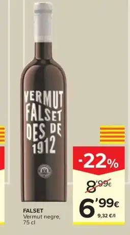 Caprabo FALSET Vermut negre oferta