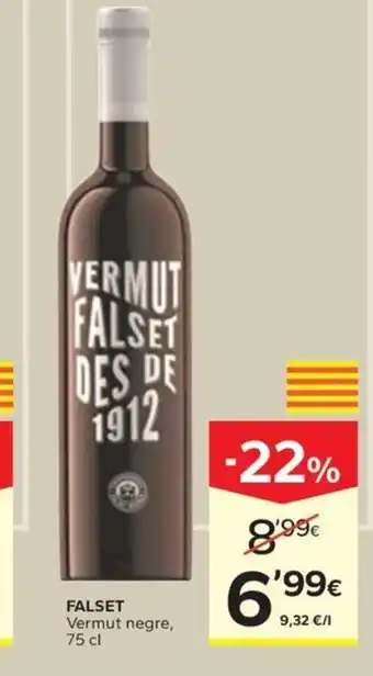 Caprabo FALSET Vermut negre oferta