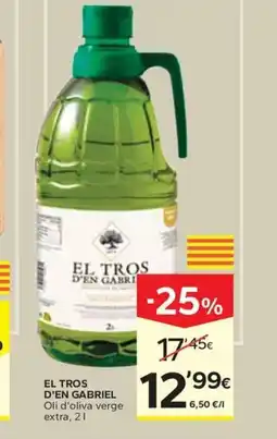 Caprabo EL TROS D'EN GABRIEL Oli d'oliva verge extra oferta