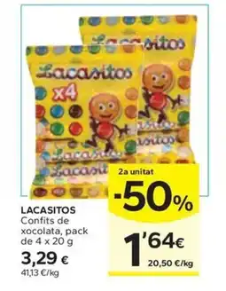 Caprabo LACASITOS Confits de xocolata oferta