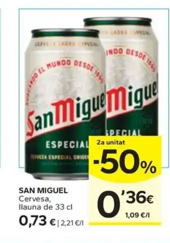 Caprabo SAN MIGUEL Cervesa oferta