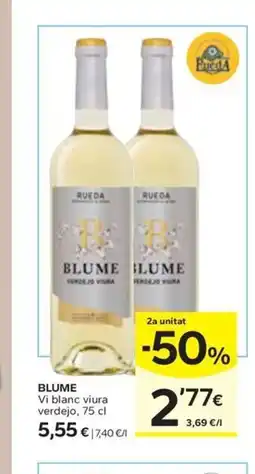 Caprabo BLUME Vi blanc viura verdejo oferta