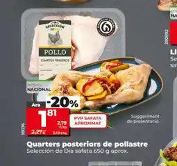Maxi Dia SELECCIÓN DE DIA Quarters posteriors de pollastre oferta