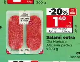 Maxi Dia DIA NUESTRA ALACENA Salami extra oferta