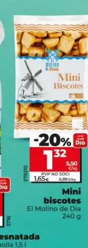Maxi Dia EL MOLINO DE DIA Mini biscotes oferta
