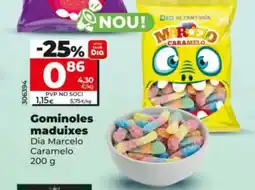 Maxi Dia DIA MARCELO CARAMELO Gominoles maduixes oferta