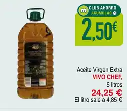 mYm supermercados VIVO CHEF Aceite Virgen Extra oferta