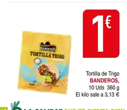 mYm supermercados BANDEROS Tortilla de Trigo oferta