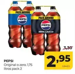 Alimerka Pepsi - original o zero oferta