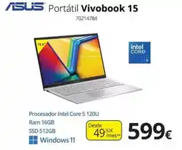 Ecomputer Asus - portatil vivobook 15 oferta