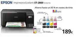 Ecomputer Epson - ahorra hasta un 90 % en costes de tinta oferta