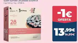 La Sirena Sushita - sushi surtido 28 piezas oferta