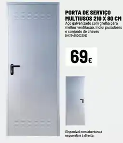 Brico Depôt Porta de servico multiusos 210 x 80 cm oferta