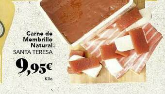 Gadis Carne De Membrillo Natural Santa Teresa oferta