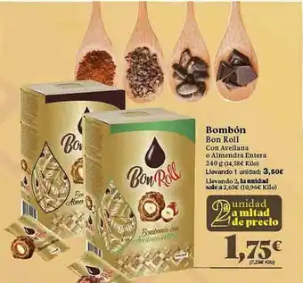 Gadis Bombón Bon Roll Con Avellana O Almendra Entera oferta