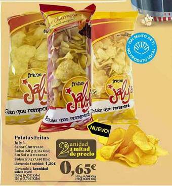 Gadis Patatas Fritas Jaly's Sabor Churrasco oferta