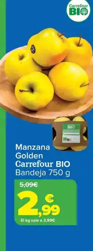 Carrefour CARREFOUR BIO Manzana Golden oferta