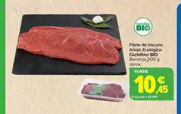 Carrefour CARREFOUR BIO Filete de Vacuno Añojo Ecológico oferta
