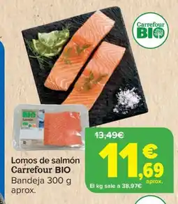 Carrefour CARREFOUR BIO Lomos de salmón oferta