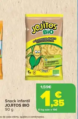Carrefour JOJITOS BIO Snack infantil oferta