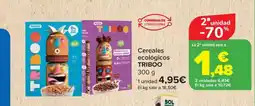 Carrefour TRIBOO Cereales ecológicos oferta