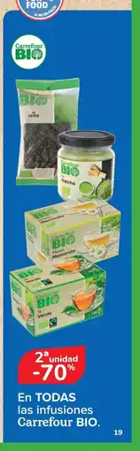 Carrefour CARREFOUR BIO En TODAS las infusiones oferta