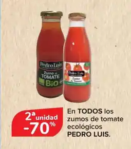Carrefour PEDRO LUIS En TODOS los zumos de tomate oferta