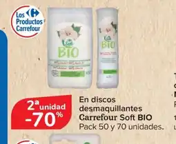 Carrefour En discos desmaquillantes Soft BIO oferta