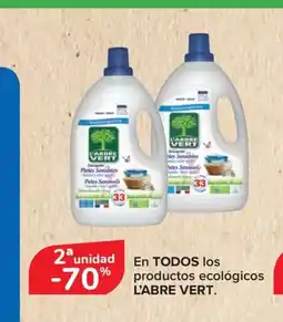 Carrefour L'ABRE VERT En TODOS los productos ecológicos oferta