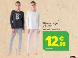 Carrefour Pijama mujer oferta