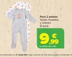 Carrefour Pack 2 peleles oferta