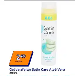 Action Gel de afeitar Satin Care Aloë Vera oferta