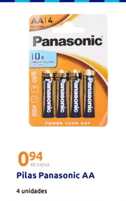 Action Pilas Panasonic AA oferta