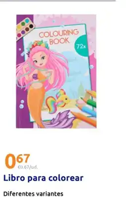 Action Libro para colorear oferta