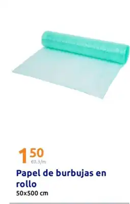 Action Papel de burbujas en rollo oferta