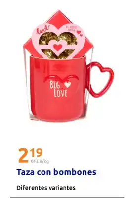 Action Taza con bombones oferta
