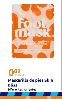 Action Mascarilla de pies Skin Bliss oferta
