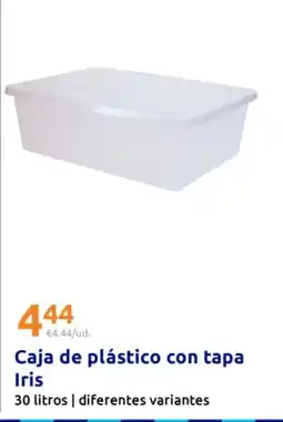 Action Caja de plástico con tapa Iris oferta