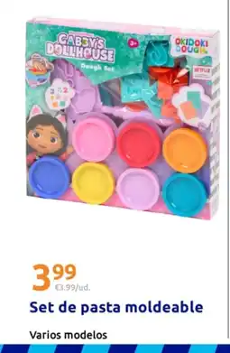 Action Set de pasta moldeable oferta