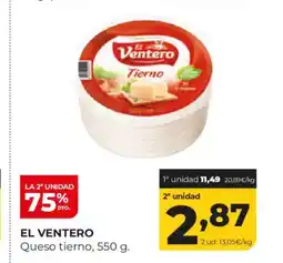 Alimerka EL VENTERO Queso tierno oferta