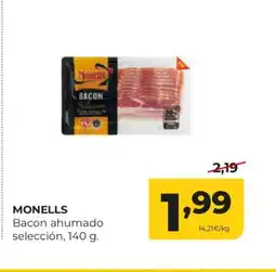 Alimerka MONELLS Bacon ahumado selección oferta