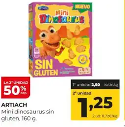 Alimerka ARTIACH Mini dinosaurus sin gluten, oferta